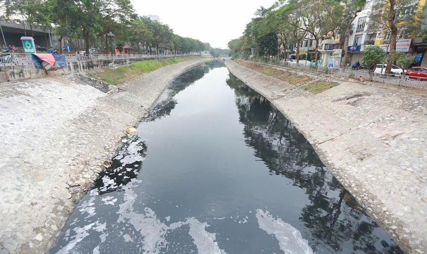 Tình trạng sông Tô Lịch. Nguồn ảnh: Plo.vn