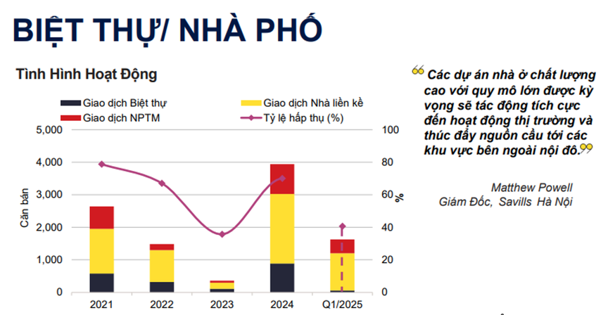 Khu vực Tây Bắc Hà Nội - "Vùng trũng giá" của phân khúc biệt thự hạng sang- Ảnh 1.
