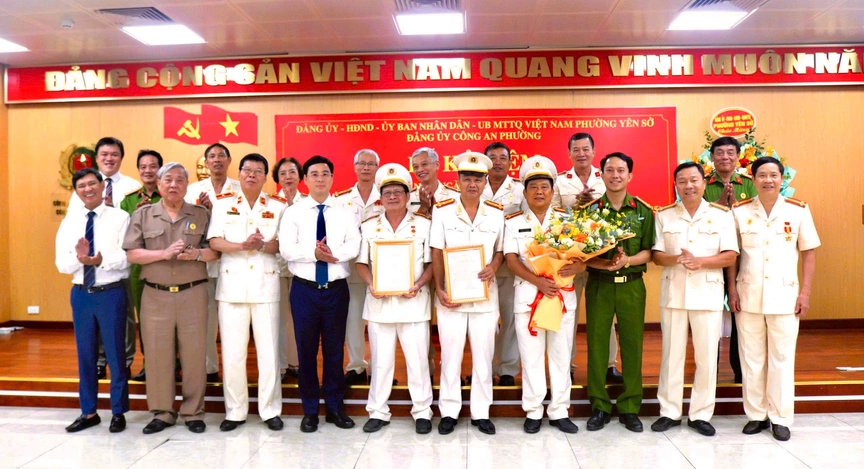 Hà Nội: Phường Yên Sở tổ chức Lễ kỷ niệm 80 năm Ngày truyền thống Công an nhân dân- Ảnh 3.