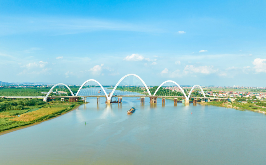 Cầu vòm thép cao nhất Việt Nam: Là 'bàn tay' nối nhịp các di tích miền Bắc do doanh nghiệp ngoại thiết kế- Ảnh 1.