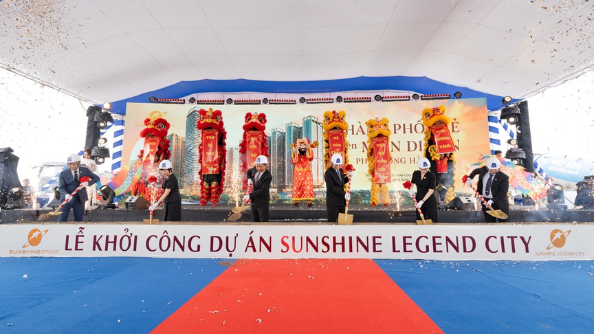 Tập đoàn Sunshine khởi công hai dự án hơn 3 tỷ USD trong ngày 19/8, hiện thực hóa chiến lược 20.000 căn hộ cao cấp giá hợp lý - Ảnh 1.