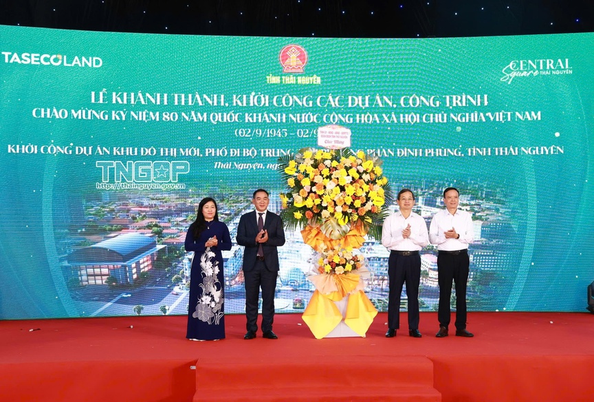 Thái Nguyên: Đồng loạt khởi công, khánh thành 6 công trình, dự án chào mừng 80 năm ngày Quốc khánh- Ảnh 2.