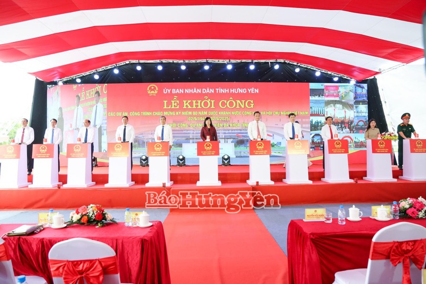 Bệnh viện gần 3.000 tỷ tại Hưng Yên chính thức khởi công: Quy mô 1.200 giường, tọa lạc trên khu đất có dấu vết của FLC- Ảnh 1.