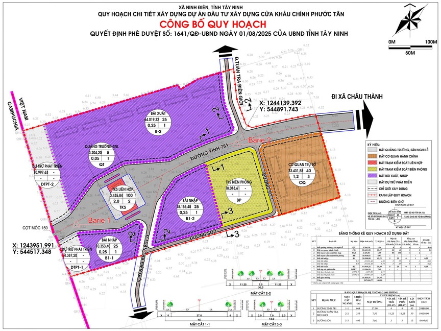 Tây Ninh: Công bố đồ án quy hoạch xây dựng dự án cửa khẩu chính Phước Tân- Ảnh 1. Tây Ninh: Công bố đồ án quy hoạch xây dựng dự án cửa khẩu chính Phước Tân- Ảnh 1.