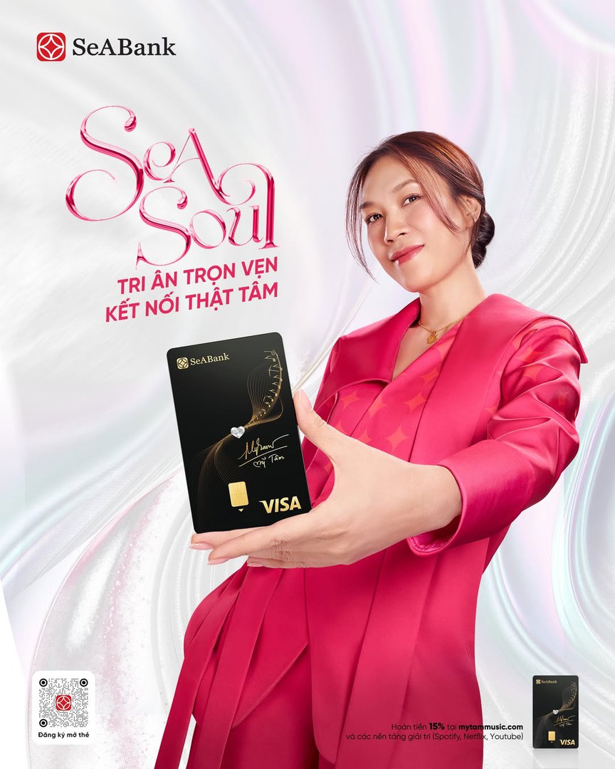 SeABank và Mỹ Tâm: Khi những tâm hồn đồng điệu gặp gỡ và tạo nên hành trình tài chính “thật Tâm”- Ảnh 1. SeABank và Mỹ Tâm: Khi những tâm hồn đồng điệu gặp gỡ và tạo nên hành trình tài chính “thật Tâm”- Ảnh 1.