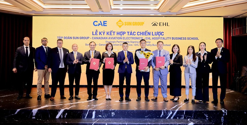 Hình ảnh tại buổi ký kết. Nguồn ảnh: Sun Group Hình ảnh tại buổi ký kết. Nguồn ảnh: Sun Group