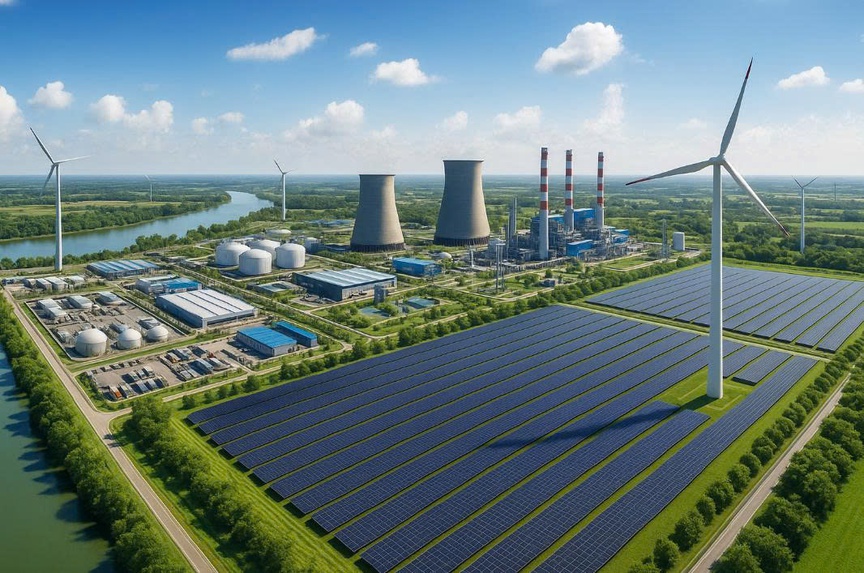 Tập đoàn Petrovietnam đề xuất đầu tư mô hình trung tâm công nghiệp năng lượng sinh thái tại TP. Cần Thơ. Ảnh minh họa