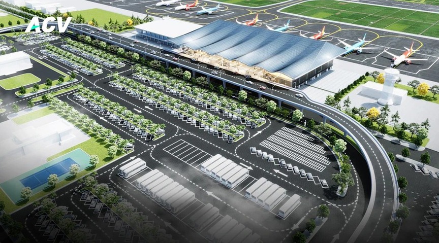Tuyến đường chiến lược nối đến sân bay của tỉnh hẹp nhất Việt Nam tiến độ rất chậm- Ảnh 1. Tuyến đường chiến lược nối đến sân bay của tỉnh hẹp nhất Việt Nam tiến độ rất chậm- Ảnh 1.