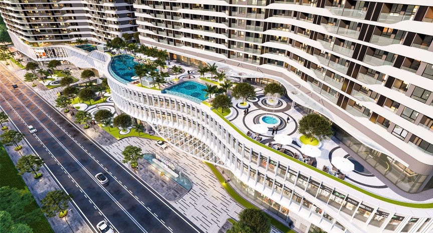 Mô hình phức hợp căn hộ và trung tâm thương mại Diamond Sky: Từ thế giới tới TP.HCM- Ảnh 4. Mô hình phức hợp căn hộ và trung tâm thương mại Diamond Sky: Từ thế giới tới TP.HCM- Ảnh 4.