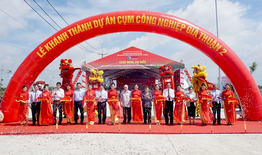 Đồng Tháp: Khánh thành Dự án Cụm công nghiệp Gia Thuận 2, hướng đến lễ kỷ niệm 80 năm Quốc khánh- Ảnh 1. Đồng Tháp: Khánh thành Dự án Cụm công nghiệp Gia Thuận 2, hướng đến lễ kỷ niệm 80 năm Quốc khánh- Ảnh 1.