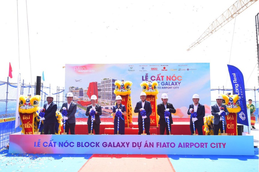 FIATO AIRPORT CITY chính thức cất nóc Block Galaxy và ký kết hợp tác thương mại HUB thương mại dịch vụ khối đế- Ảnh 1.