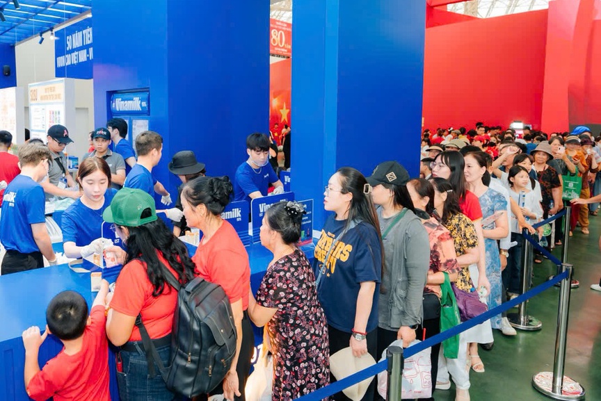 Không gian trưng bày và trải nghiệm của Vinamilk hút khách tại Triển lãm Thành tựu đất nước 80 năm- Ảnh 3.