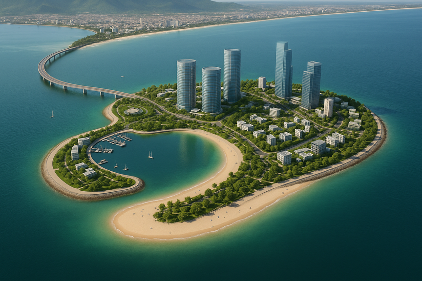 Việt Nam dự kiến lấn biển xây 5 đảo nhân tạo giống mô hình của Dubai, Sở Xây dựng lên tiếng- Ảnh 2.