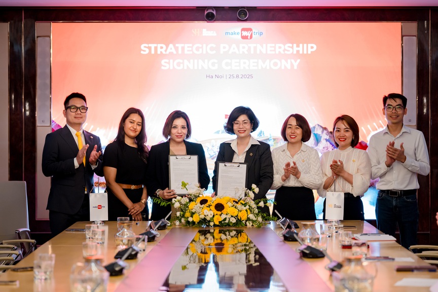 Sun Hospitality & Entertainment Group ký hợp tác với MakeMyTrip, mở rộng thị trường khách Ấn Độ đến Việt Nam - Ảnh 1. Sun Hospitality & Entertainment Group ký hợp tác với MakeMyTrip, mở rộng thị trường khách Ấn Độ đến Việt Nam - Ảnh 1.