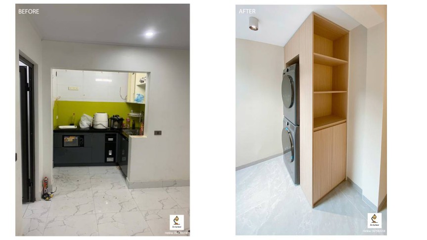 Hồi sinh căn hộ cũ 110m2 thành tổ ấm 3 phòng ngủ tiện nghi ấm cúng với 800 triệu đồng- Ảnh 5.