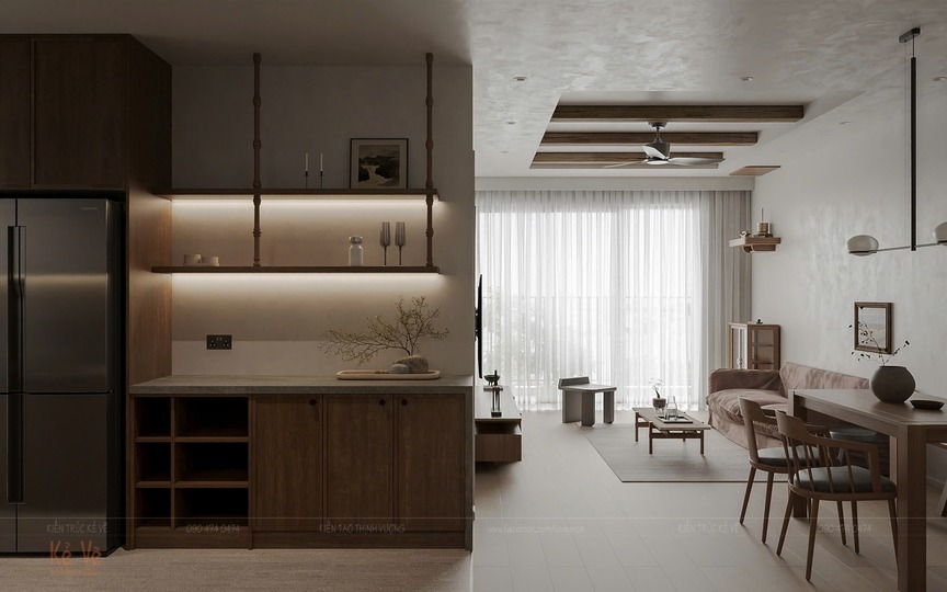 Bình dị mà sang trọng: Triết lý kiến trúc tối giản trong một căn hộ hiện đại- Ảnh 6.