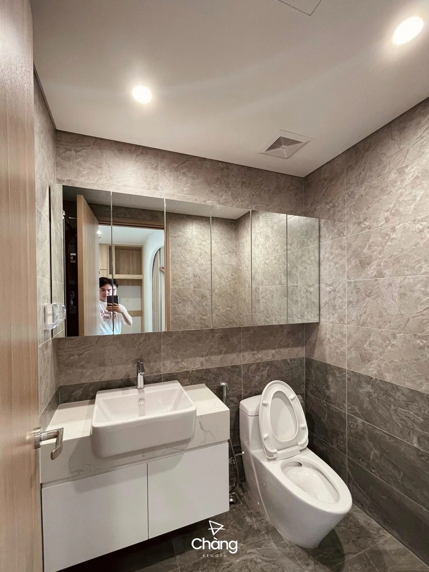 Thay áo cho căn hộ 47m2 chỉ với 120 triệu đồng: Bí quyết kiến tạo tổ ấm 'chuẩn gu' hiện đại, trẻ trung- Ảnh 7.