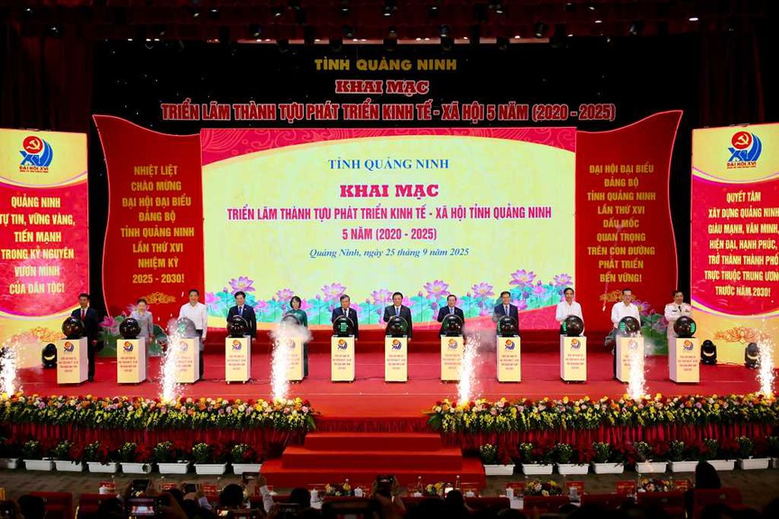 Quảng Ninh: Khai mạc triển lãm thành tựu phát triển kinh tế - xã hội 5 năm 2020 - 2025- Ảnh 1.