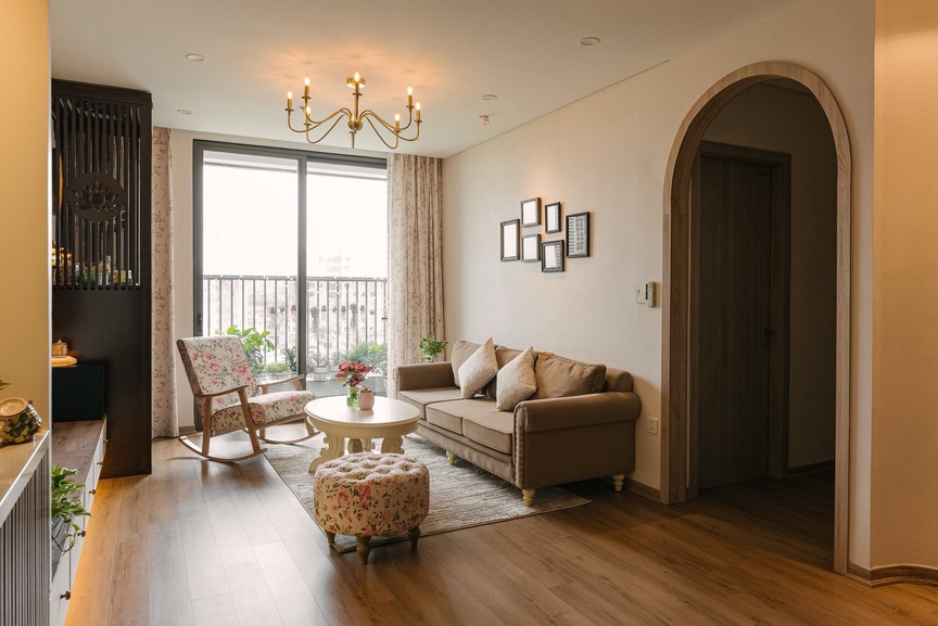 Căn hộ 90m2 phong cách farmhouse: Tổ ấm mộc mạc, đầy chất thơ giữa Hà Nội- Ảnh 1.