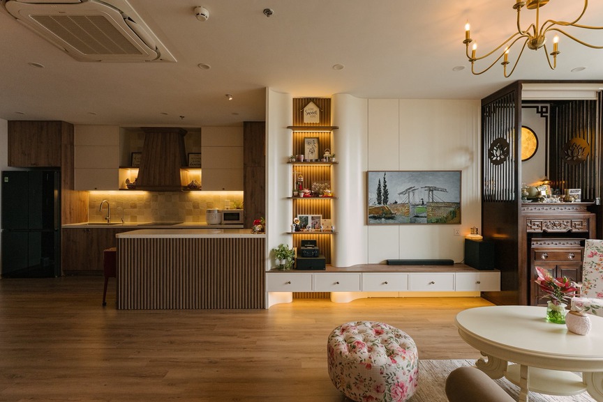 Căn hộ 90m2 phong cách farmhouse: Tổ ấm mộc mạc, đầy chất thơ giữa Hà Nội- Ảnh 3.