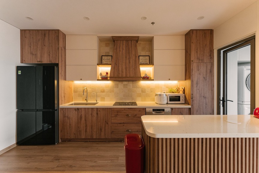 Căn hộ 90m2 phong cách farmhouse: Tổ ấm mộc mạc, đầy chất thơ giữa Hà Nội- Ảnh 6.