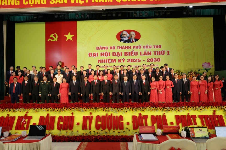 Danh sách Ban Chấp hành Đảng bộ, Ban Thường vụ, Bí thư, Phó Bí thư Thành ủy Cần Thơ, nhiệm kỳ 2025 - 2030- Ảnh 1.