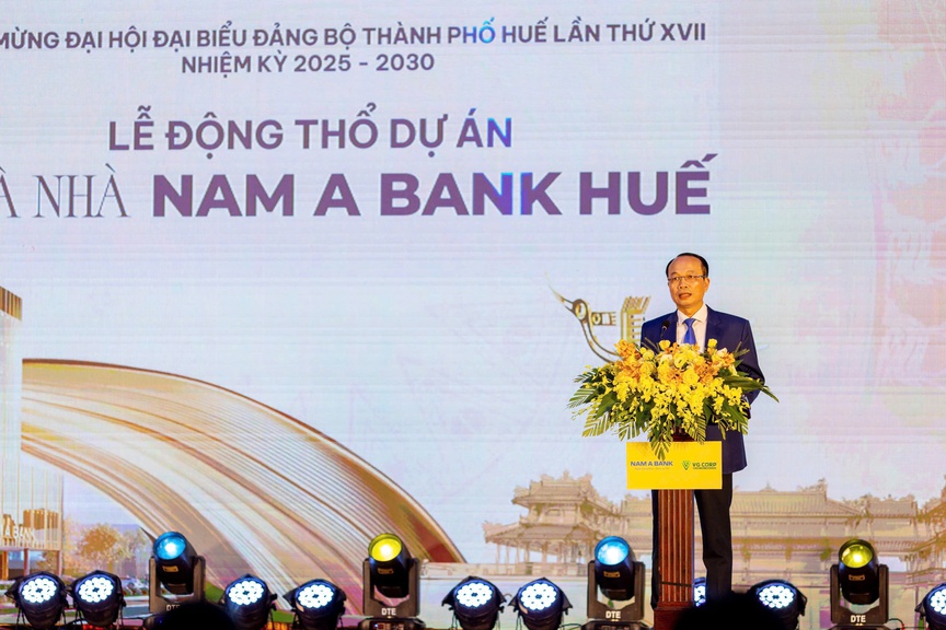 Lễ động thổ tòa nhà Nam A Bank Huế - công trình xanh gắn kết hành trình di sản miền Trung- Ảnh 2.