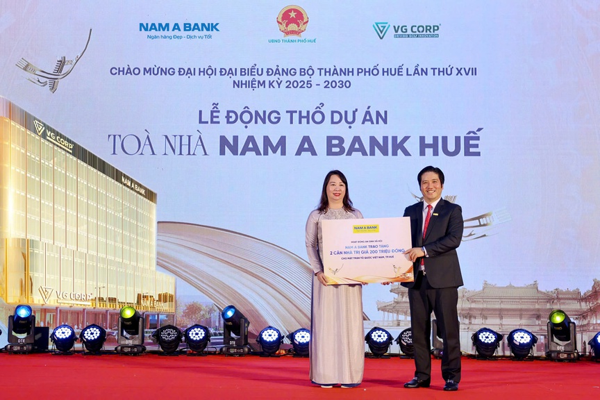 Lễ động thổ tòa nhà Nam A Bank Huế - công trình xanh gắn kết hành trình di sản miền Trung- Ảnh 3.
