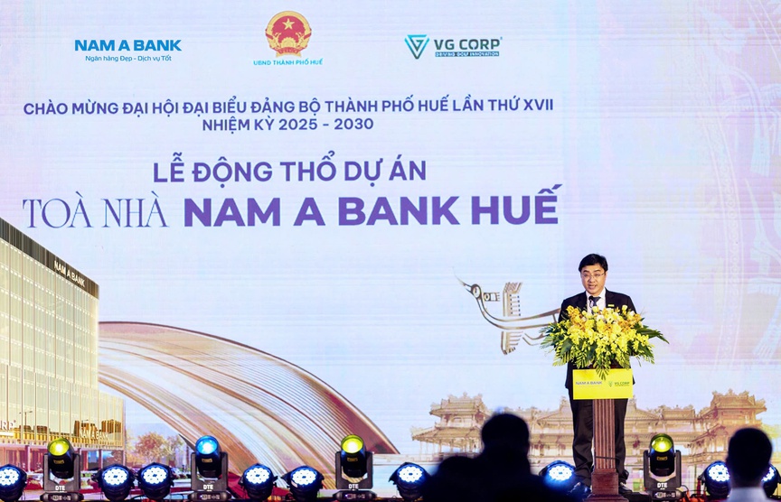 Lễ động thổ tòa nhà Nam A Bank Huế - công trình xanh gắn kết hành trình di sản miền Trung- Ảnh 5.
