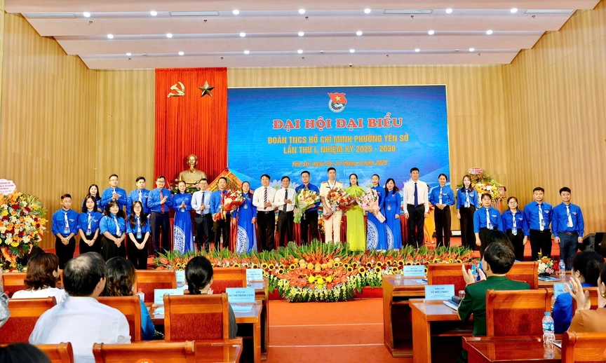Hà Nội: Phường Yên Sở tổ chức thành công Đại hội Đoàn lần thứ I nhiệm kỳ 2025 - 2030- Ảnh 4.