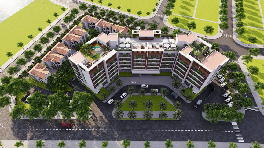 Phối cảnh Khách sạn Fivitel Nam Hội An và Resort Fivires. Nguồn ảnh: Internet