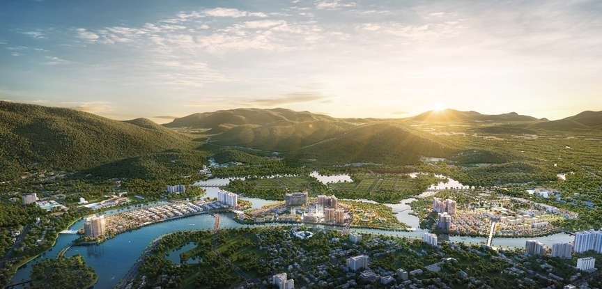 Quy hoạch 3 đảo “Bắc - Trung - Nam” tạo nên hệ tiện ích “live-work-play” của Charmora City- Ảnh 1.