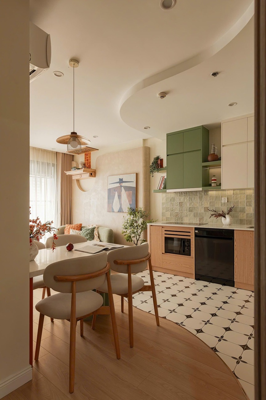 Căn hộ diện tích hạn chế nhưng không gian luôn thông thoáng- Ảnh 5. Căn hộ diện tích hạn chế nhưng không gian luôn thông thoáng- Ảnh 5.