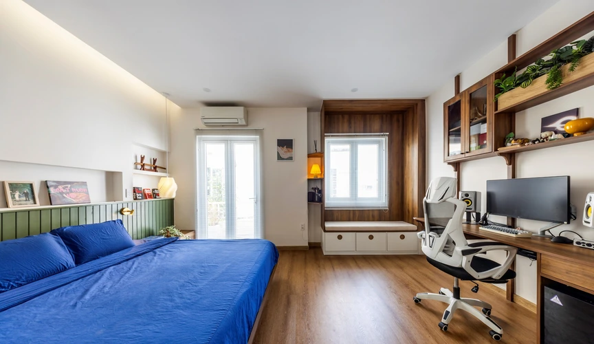 Tận hưởng nhịp sống an yên trong căn nhà mang đậm hơi thở đương đại- Ảnh 4.