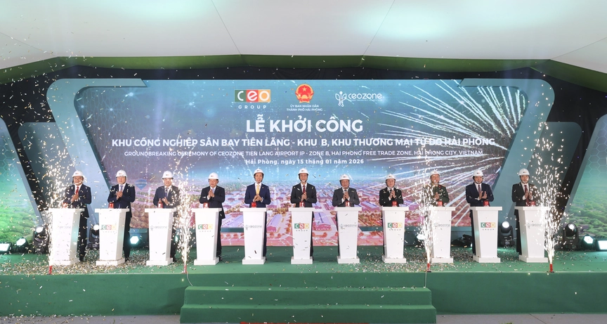 CEO Group khởi công dự án khu công nghiệp đầu tiên trong Khu Thương mại tự do Hải Phòng- Ảnh 1.