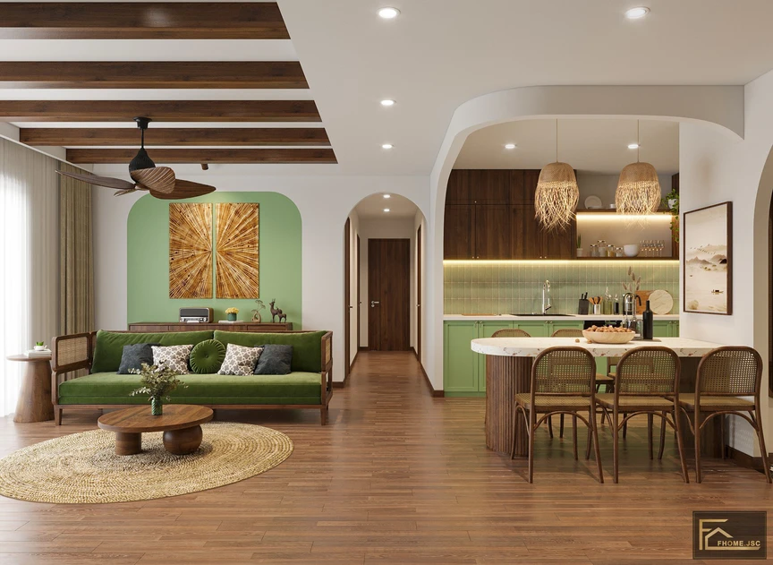 Ấn tượng với căn hộ Rustic hiện đại: Mộc mạc, tinh tế giữa lòng phố thị- Ảnh 7.