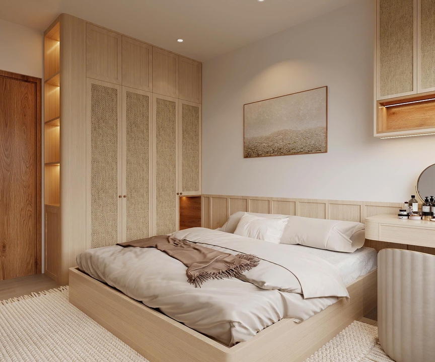 Sống trọn trong không gian đương đại đậm chất Japandi- Ảnh 5.