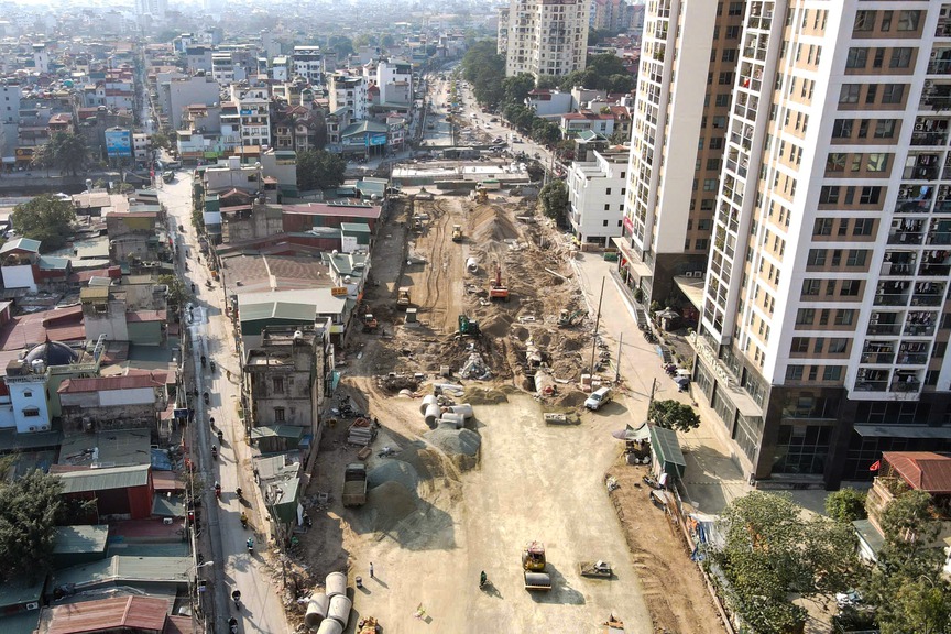 Chỉ ít ngày nữa, chính thức thông xe một đoạn Quốc lộ qua Thủ đô sau 5 năm ‘đứng hình’- Ảnh 1.