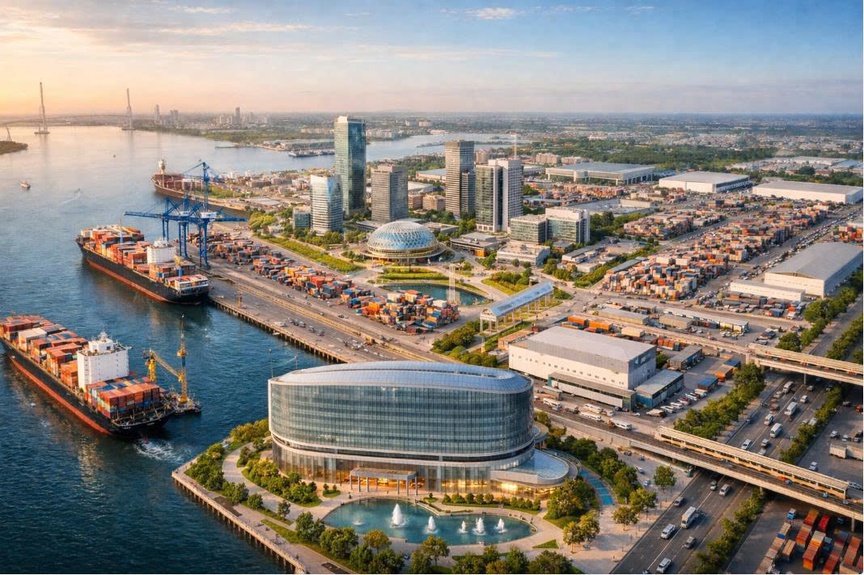 TP. Cần Thơ sẽ nghiên cứu xây dựng khu thương mại tự do với quy mô khoảng 2.000-5.000ha. Ảnh minh họa