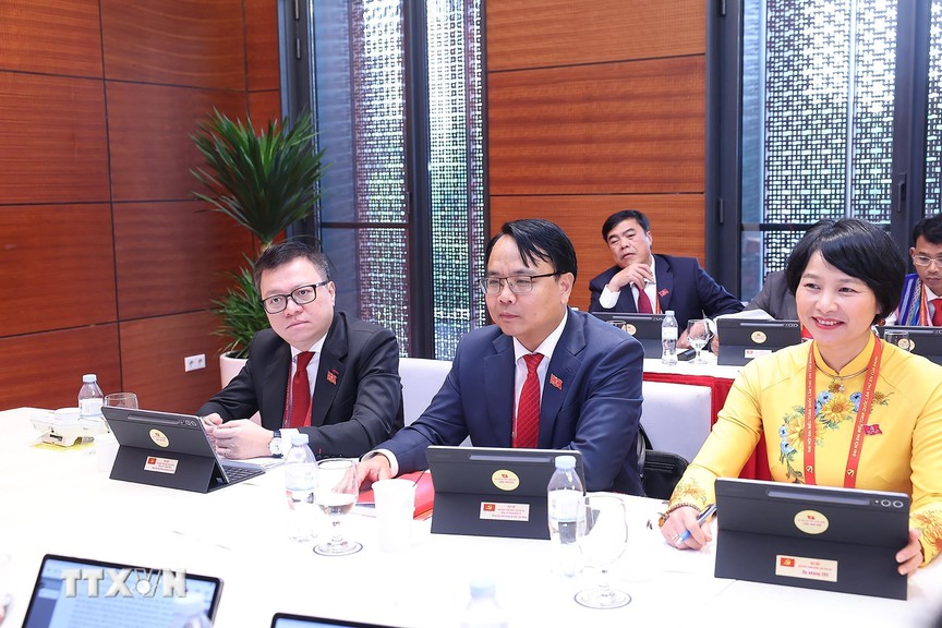 Đại hội XIV của Đảng: Đại biểu làm việc tại Đoàn, thảo luận các văn kiện Đại hội- Ảnh 17.