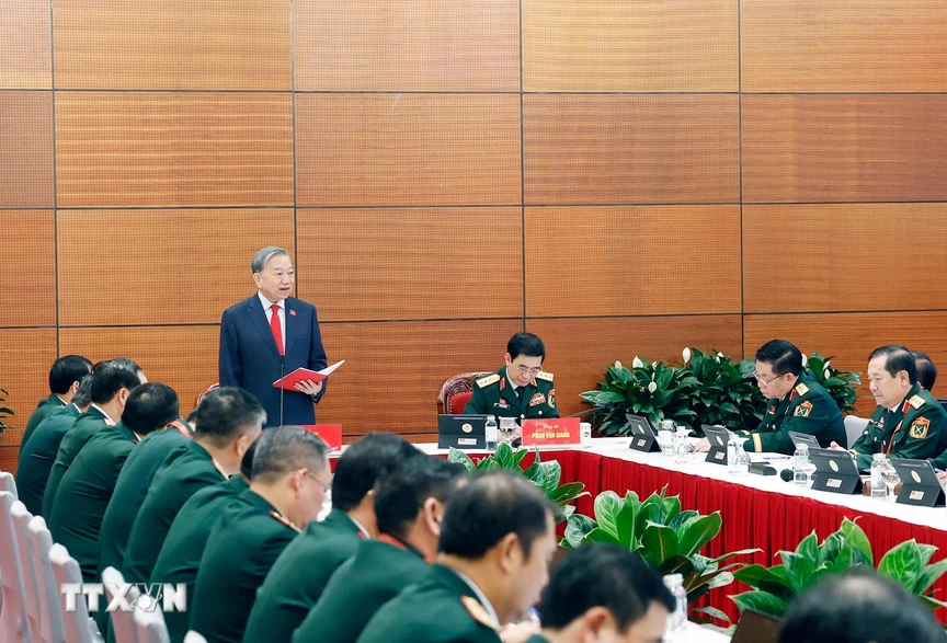 Đại hội XIV của Đảng: Đại biểu làm việc tại Đoàn, thảo luận các văn kiện Đại hội- Ảnh 20.