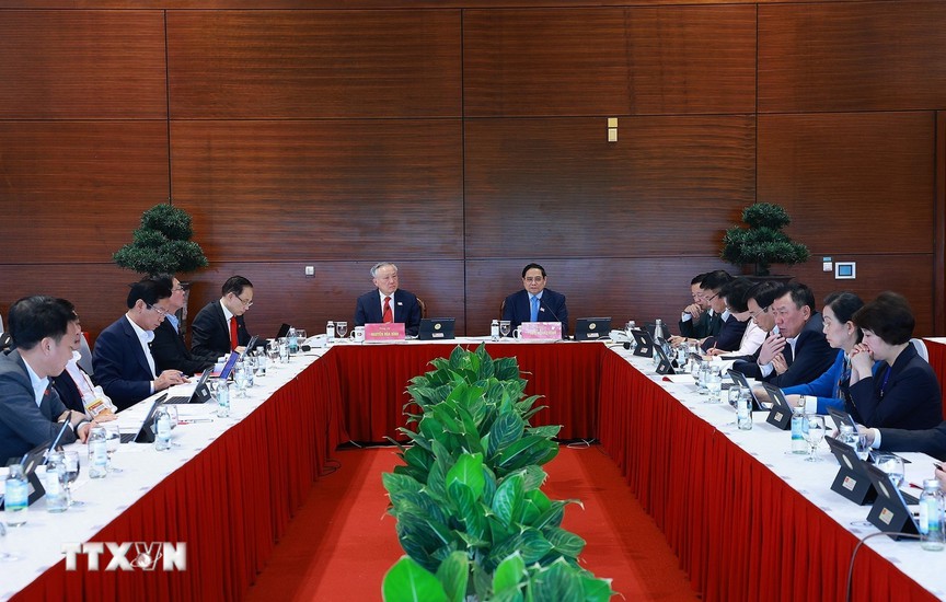 Đại hội XIV của Đảng: Đại biểu làm việc tại Đoàn, thảo luận các văn kiện Đại hội- Ảnh 5.