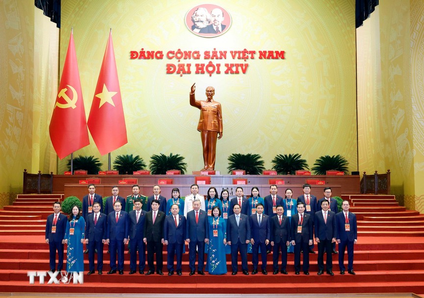 Đại hội XIV của Đảng: Đại biểu làm việc tại Đoàn, thảo luận các văn kiện Đại hội- Ảnh 23.