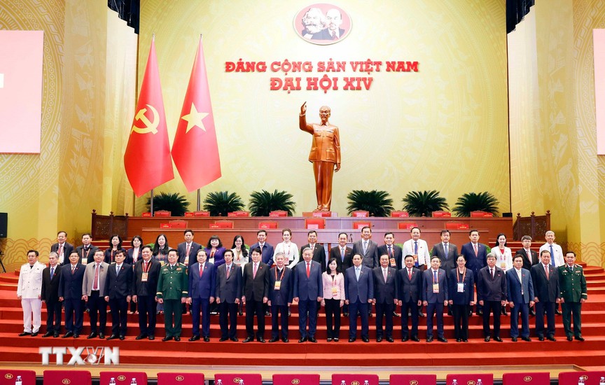 Đại hội XIV của Đảng: Đại biểu làm việc tại Đoàn, thảo luận các văn kiện Đại hội- Ảnh 25.