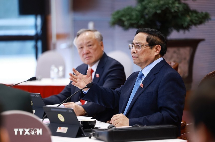 Đại hội XIV của Đảng: Đại biểu làm việc tại Đoàn, thảo luận các văn kiện Đại hội- Ảnh 6.