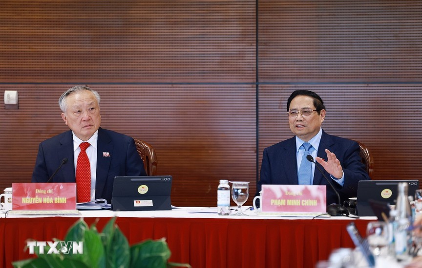 Đại hội XIV của Đảng: Đại biểu làm việc tại Đoàn, thảo luận các văn kiện Đại hội- Ảnh 7.