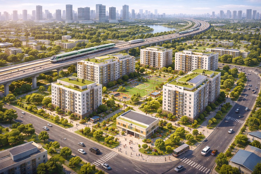 Lần đầu tiên, TP giàu nhất Việt Nam sẽ dùng nhà ở xã hội để mở ra các cực tăng trưởng mới- Ảnh 2.