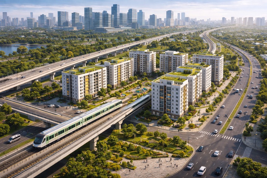 Lần đầu tiên, TP giàu nhất Việt Nam sẽ dùng nhà ở xã hội để mở ra các cực tăng trưởng mới- Ảnh 1.