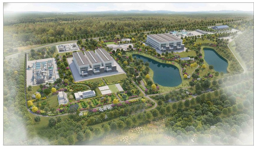 Phối cảnh dự án Khu chăn nuôi công nghệ cao tại xã Thuận Lợi. Nguồn ảnh: UBND xã Thuận Lợi