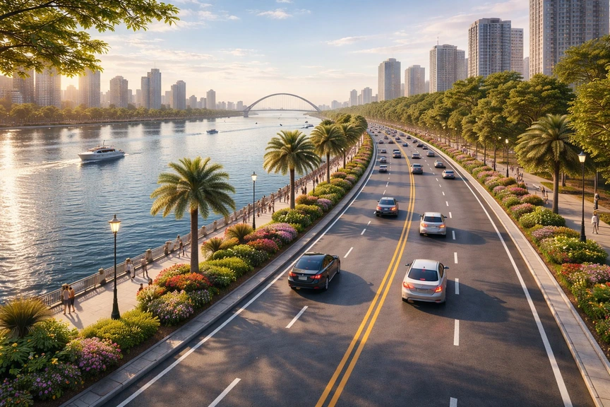 Tỉnh giàu có của Việt Nam dự chi gần 4.000 tỷ, làm đường 'đánh thức' không gian đô thị ven dòng sông biểu tượng- Ảnh 2.